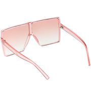 zeroUV Women's Oversize Festival Color Tone Square Sunglasses C581 Sunglasses