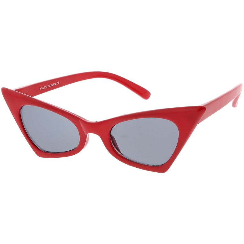 zeroUV Women's Retro High Pointed Cat Eye Sunglasses C583 Sunglasses