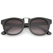 zeroUV Retro Dapper Euro Horned Rim Sunglasses A741 Sunglasses