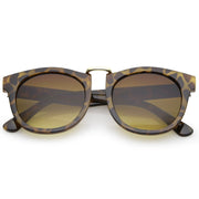 zeroUV Retro Dapper Euro Horned Rim Sunglasses A741 Sunglasses