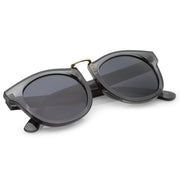 zeroUV Retro Dapper Euro Horned Rim Sunglasses A741 Sunglasses
