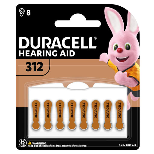 Duracell Duracell Zinc Air 312 1.5 V Hearing Aid Battery Batteries