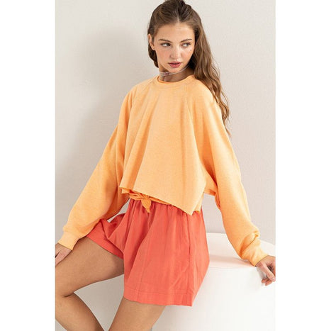 Laid Back Crop Sweatshirt