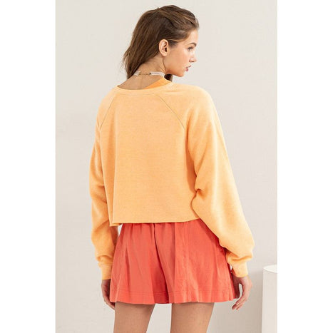 Laid Back Crop Sweatshirt