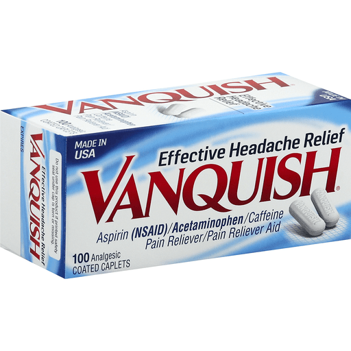 Vanquish Vanquish Pain Reliever Aid Coated Caplets Medicine & Drugs