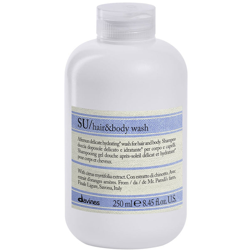 Davines Davines SU Hair & Body Wash Gel 250 Ml Body Wash Light Gray