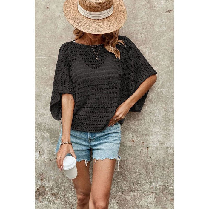 Open Knit Top