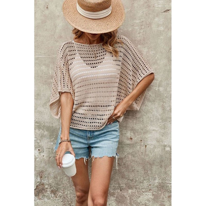 Open Knit Top