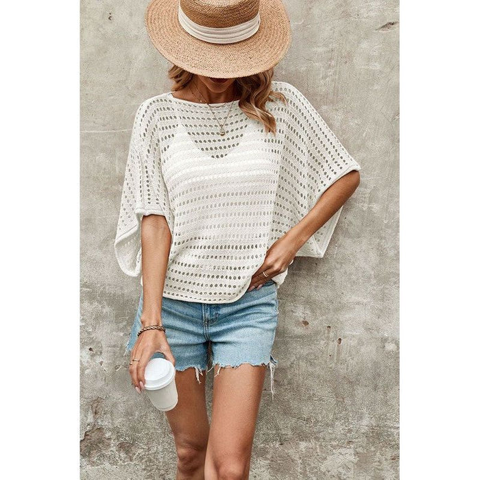 Open Knit Top