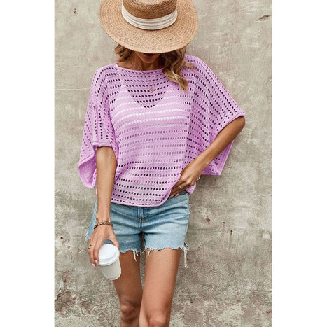 Open Knit Top