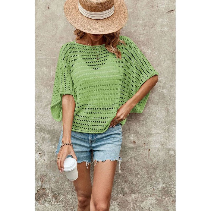 Open Knit Top