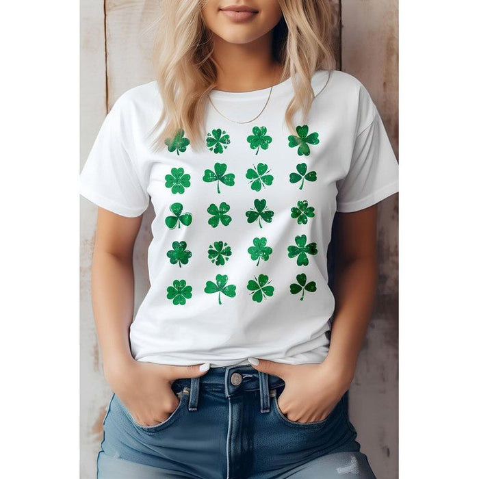 Lucky Clovers St Patrick's Graphic Tee