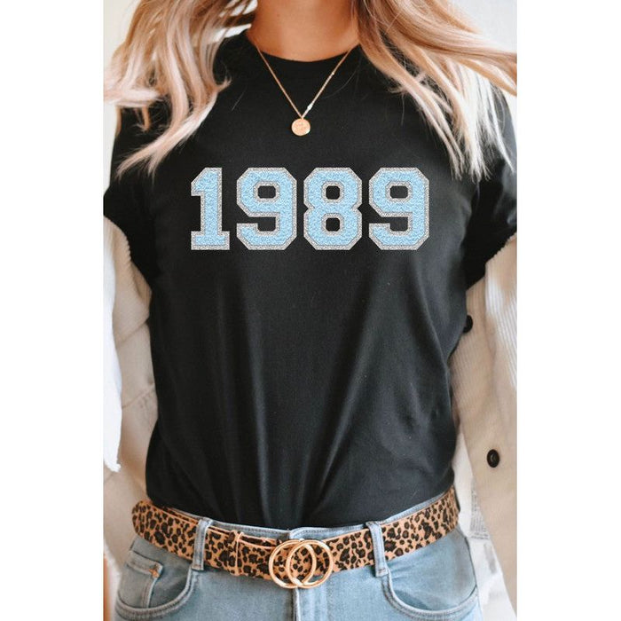 1989 Graphic Tee Faux Chenille Taylor Music Tee