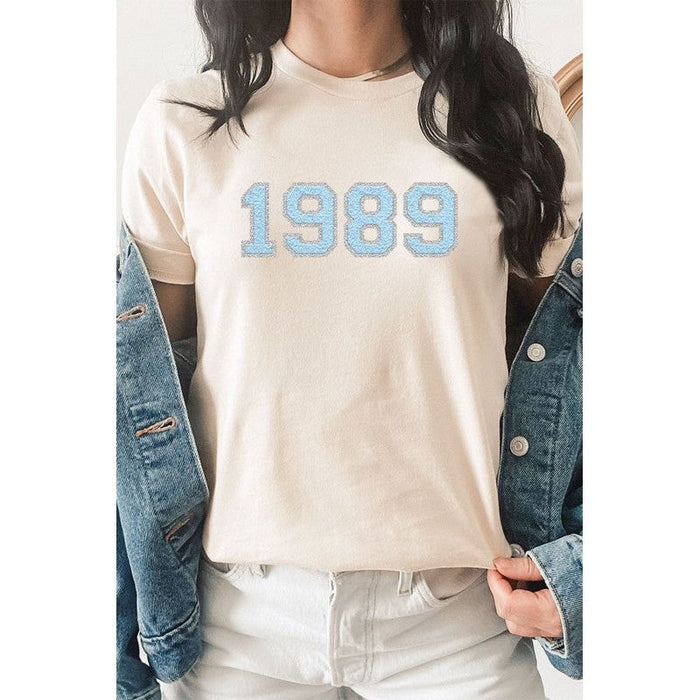 1989 Graphic Tee Faux Chenille Taylor Music Tee