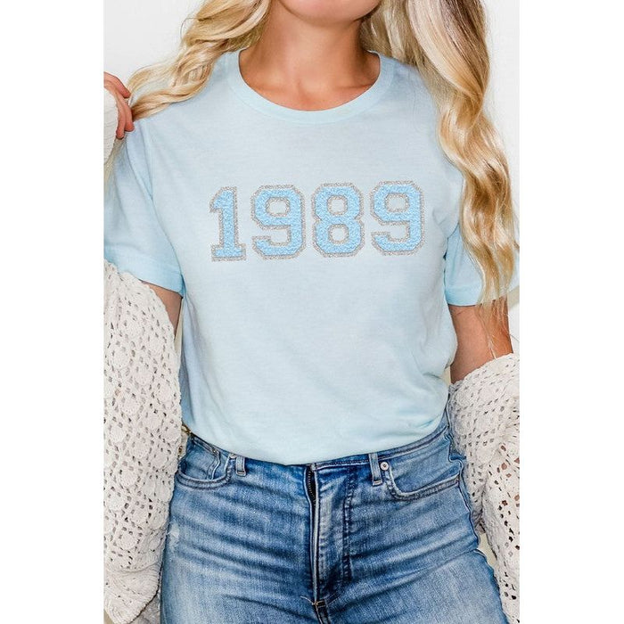 1989 Graphic Tee Faux Chenille Taylor Plus Tee