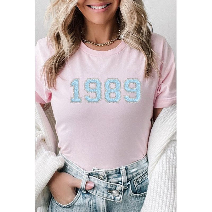 1989 Graphic Tee Faux Chenille Taylor Plus Tee