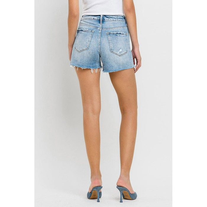 High Rise Criss Cross Shorts