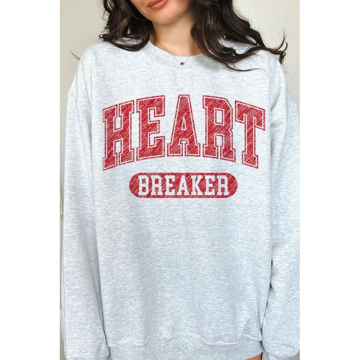 Plus Size Heart Breaker Valentines Sweatshirt