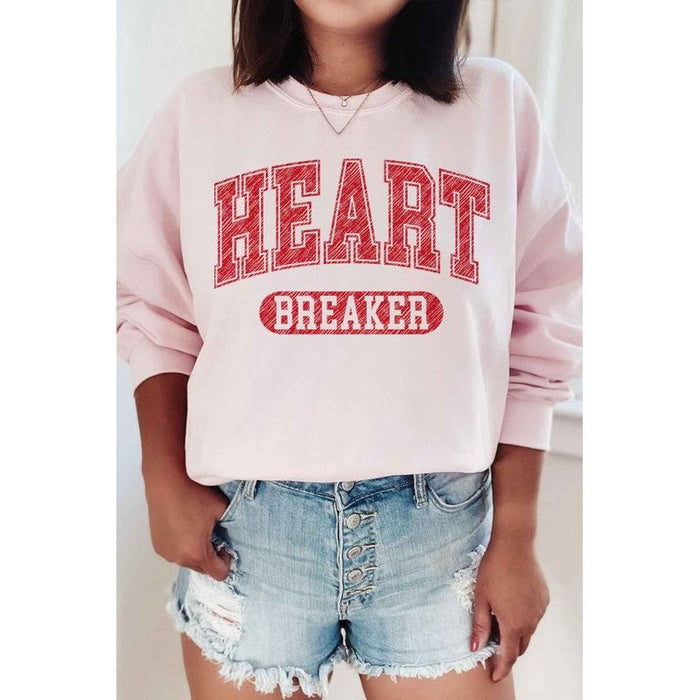 Plus Size Heart Breaker Valentines Sweatshirt