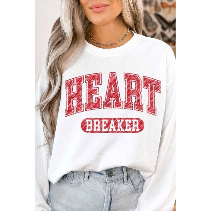 Plus Size Heart Breaker Valentines Sweatshirt