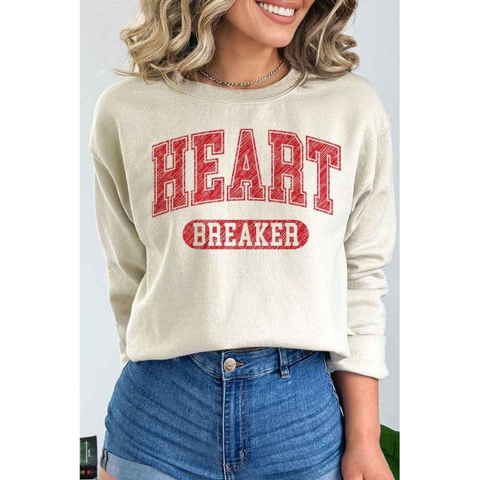 Plus Size Heart Breaker Valentines Sweatshirt