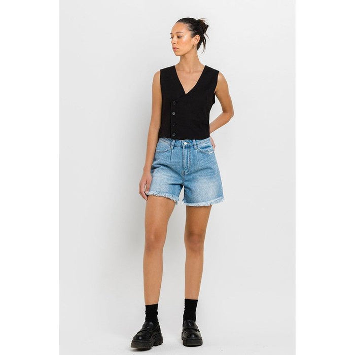 Super High Rise Pleats Shorts