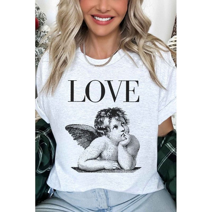 Love Valentines Oversized Graphic Tee