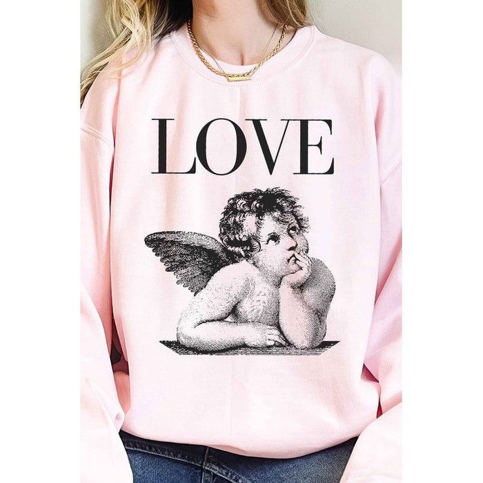 Love Valentines Oversized Sweatshirt