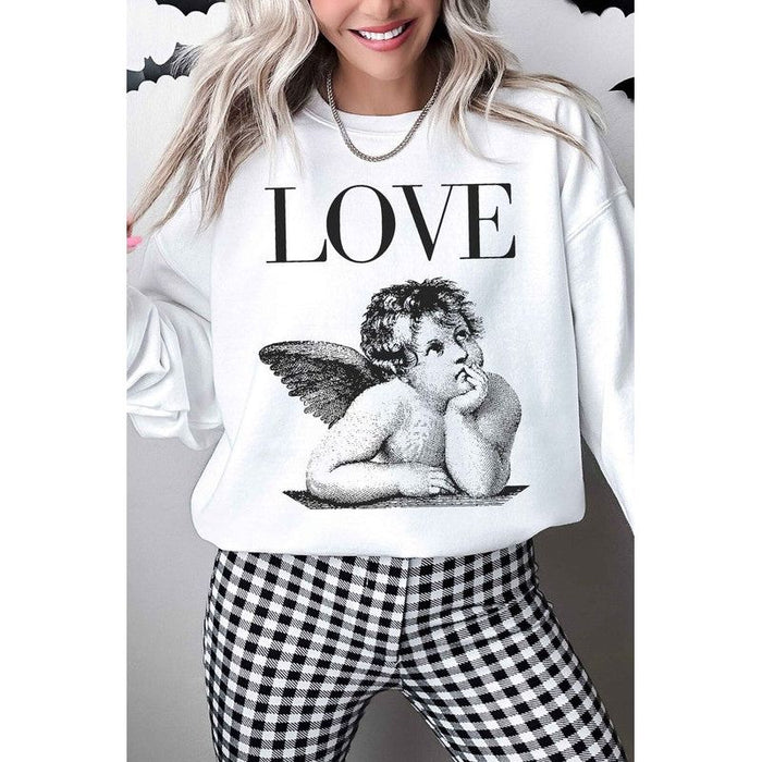 Love Valentines Oversized Sweatshirt