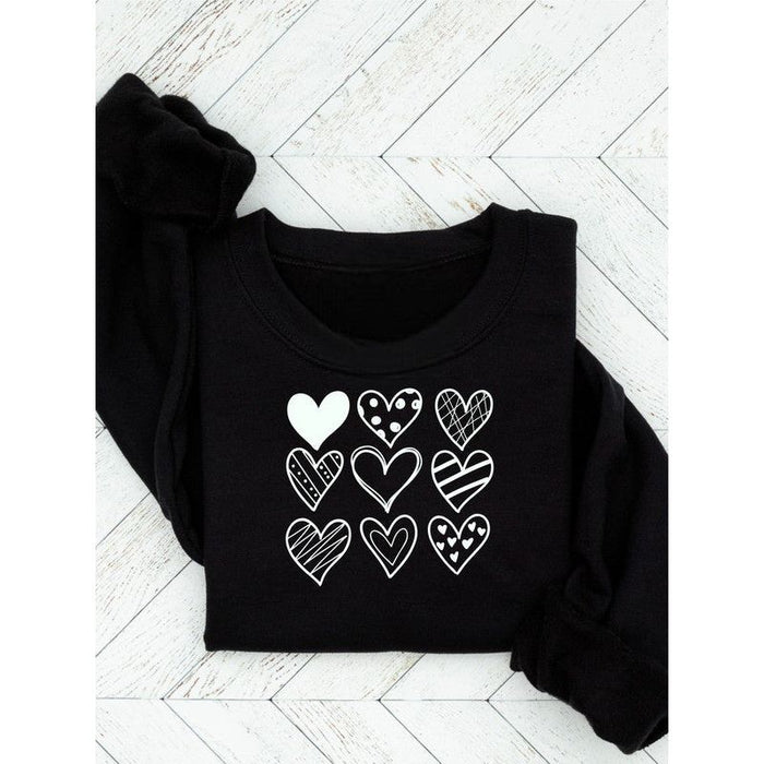 Nine Heart Valentine Sweatshirt