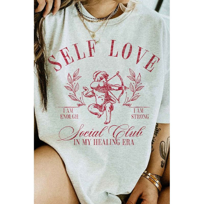 SELF LOVE VALENTINES GRAPHIC TEE