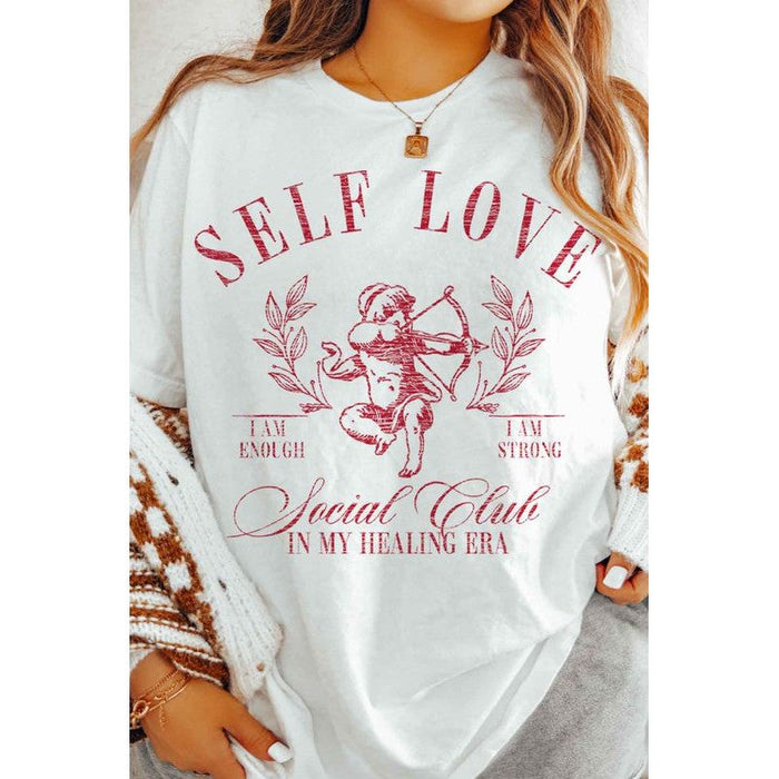 SELF LOVE VALENTINES GRAPHIC TEE