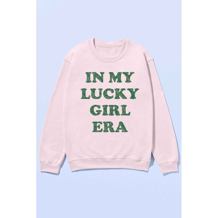 In My Lucky Girl Era Patrick Oversized Sweatshirt