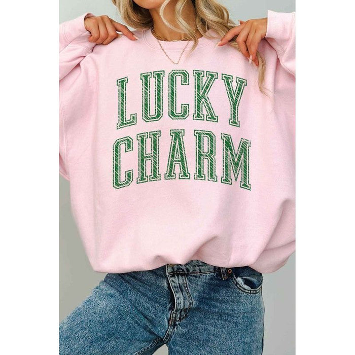 Lucky Charm St Patrick's Oversized Sweatshirt