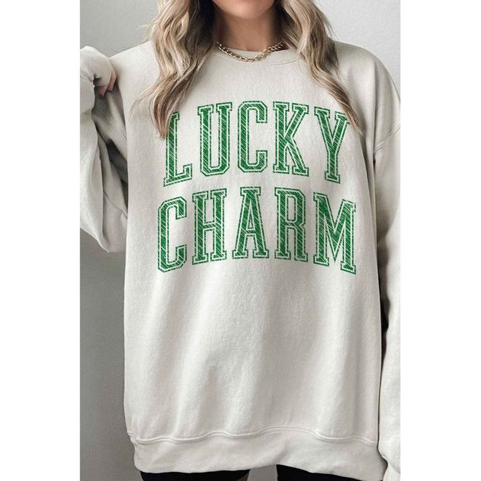 Lucky Charm St Patrick's Oversized Sweatshirt