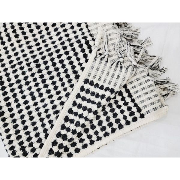 Bath Towels, Organic Turkish Cotton Pom Pom Towels