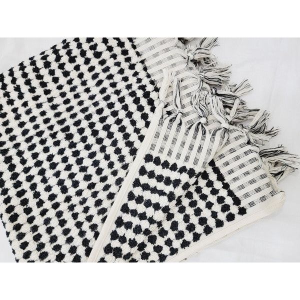 Bath Towels, Organic Turkish Cotton Pom Pom Towels