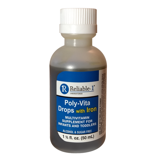 Reliable-1 Reliable-1 Poly-Vita™ Multivitamin Drops – Comprehensive Nutrition for Infants & Toddlers Vitamins & Supplements