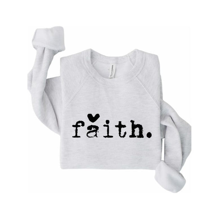 Faith Heart Premium Crewneck Sweatshirt