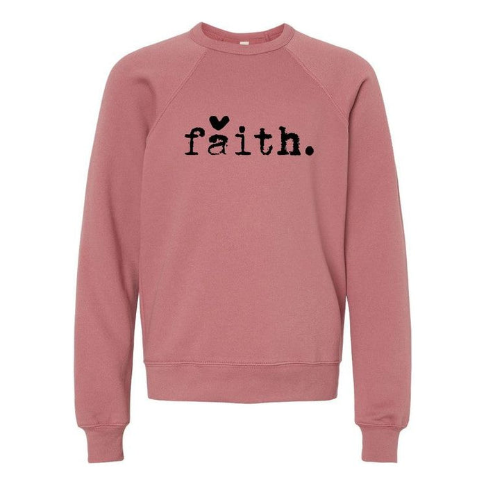 Faith Heart Premium Crewneck Sweatshirt