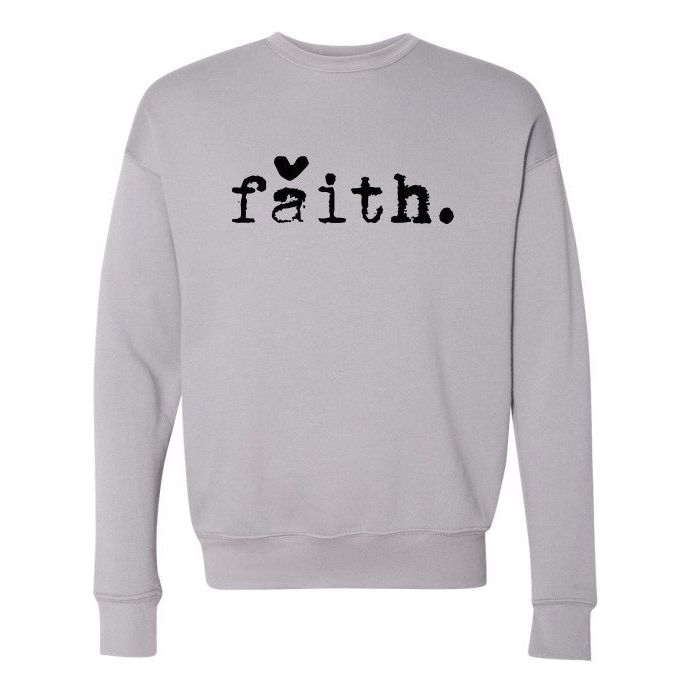 Faith Heart Premium Crewneck Sweatshirt