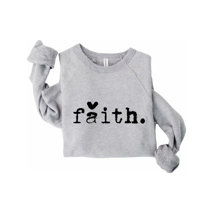 Faith Heart Premium Crewneck Sweatshirt