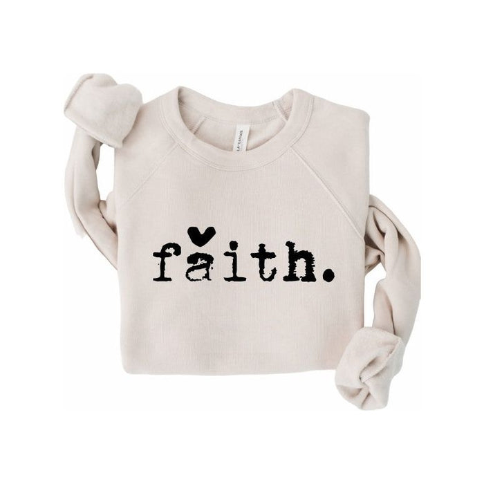 Faith Heart Premium Crewneck Sweatshirt