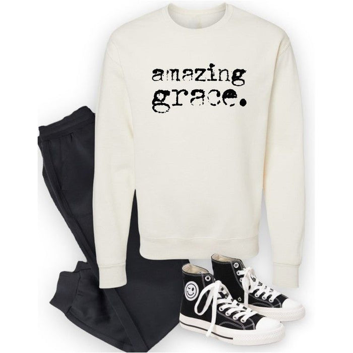 Amazing Grace Cozy Graphic Sweatshirt