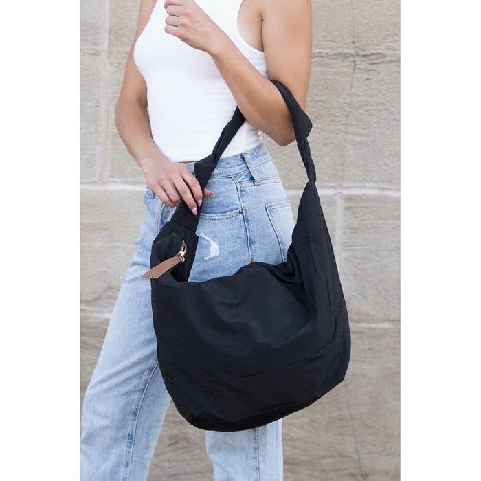 Piper Oversized Nylon Carryall Messenger