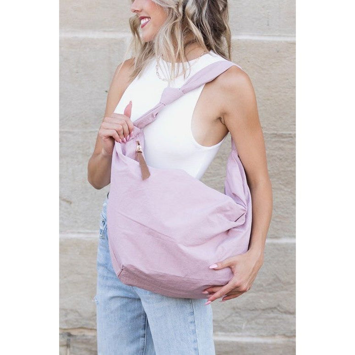 Piper Oversized Nylon Carryall Messenger