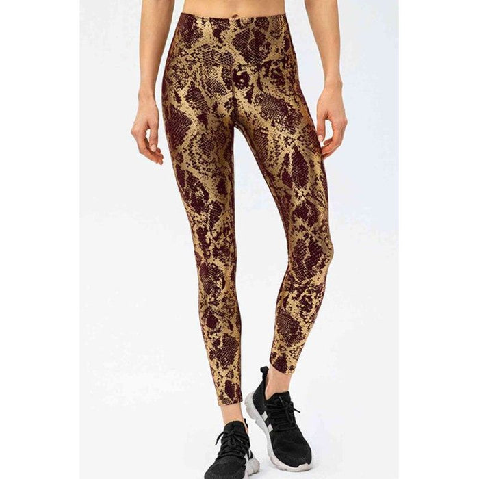 Animal Print Active Pants