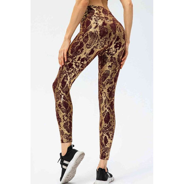 Animal Print Active Pants