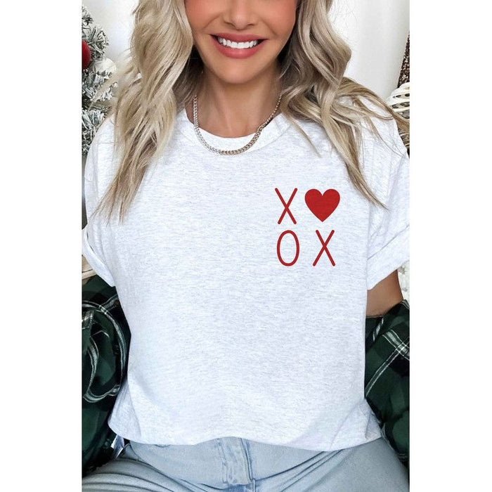 Xoxo Valentines Pocket Oversized Tee