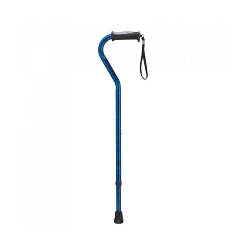 Drive Medical Drive Medical Adjustable Height Offset Handle Cane With Gel Hand Grip Canes & Walking Sticks